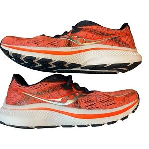 Women's Saucony Omni 20 Running Sneaker Coral Vizipro Color Lace Up Shoe Size 8